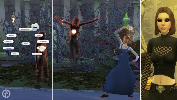 Image showing the Dedeathify spell in The Sims 4