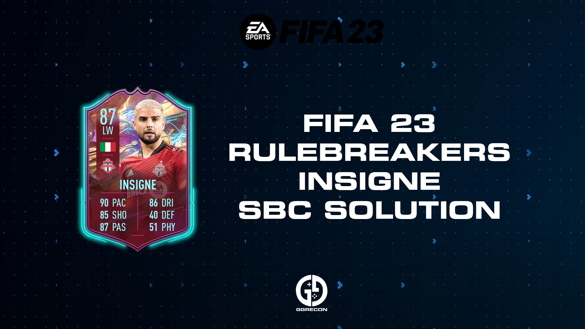 FIFA 23 Rulebreakers Insigne SBC Solution