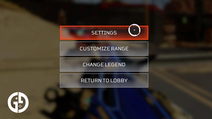 Apex Legends settings menu
