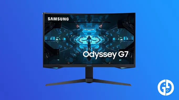 The Samsung Odyssey G7 gaming monitor