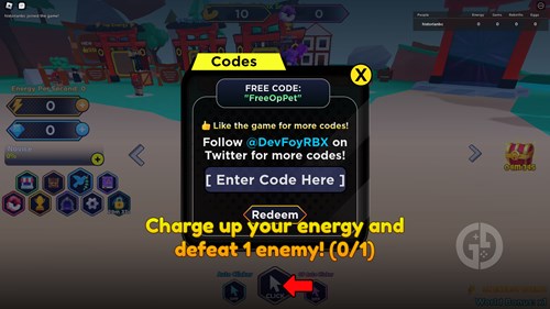 *NEW* 2X ENERGY BOOST CODES [OP] - Roblox ANIME