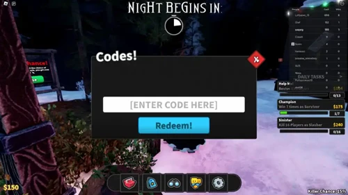 Roblox Survive the Killer codes (August 2023): Free Cash, Boost, and more