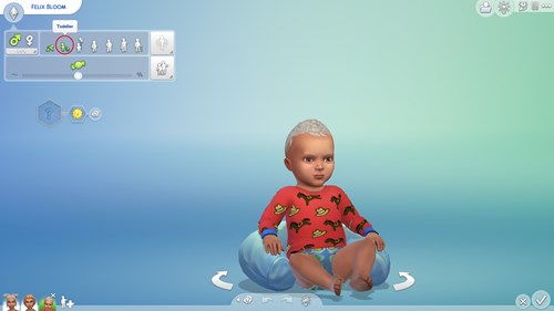 The Sims 4 Infants CAS: Customize Your Infants!