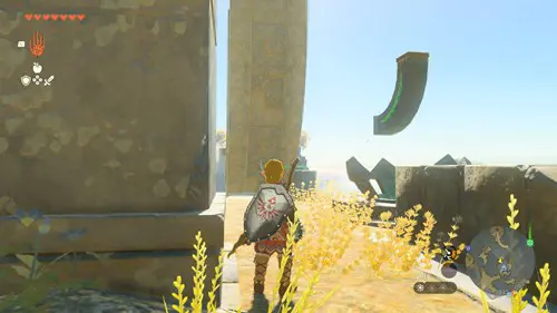 Screenshot of the first rotation for the Josiu Shrine in Zelda: Tears of the Kingdom