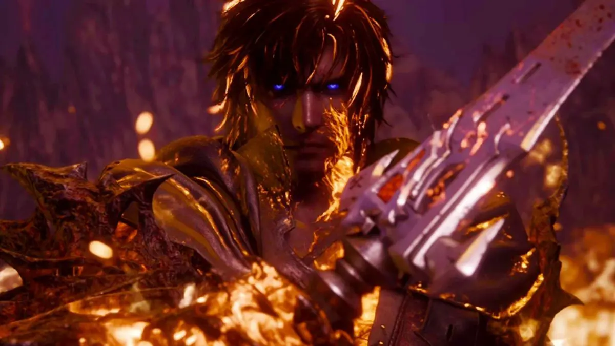 A cutscene screenshot from Final Fantasy 16