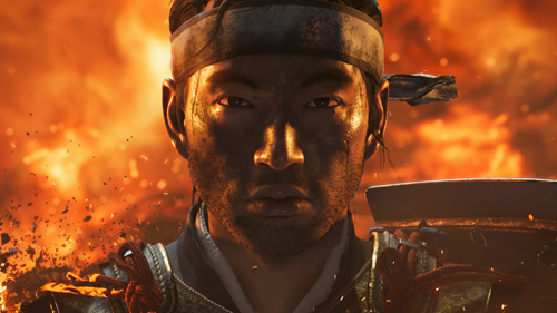 Jin Sakai in Ghost of Tsushima.