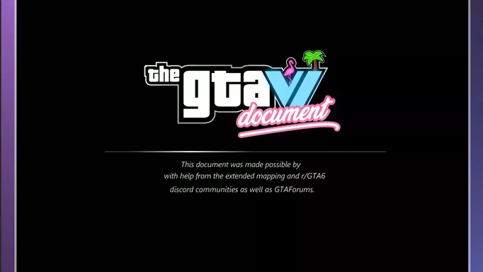 Possibly massive GTA6 leak (or extremely well done hoax you be the judge)