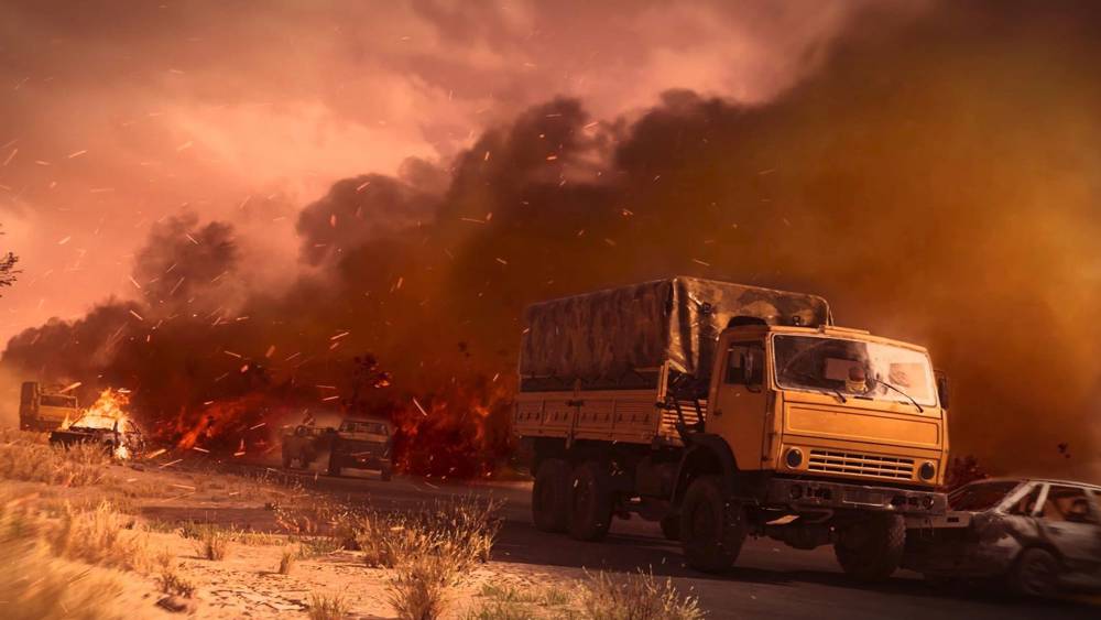 MW2 Campaign: Reach The Front Of The Convoy In Violence And Timing