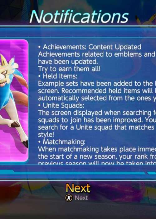 Pokemon UNITE 1.9.1.2 Patch Notes: All Buffs, Nerfs, Changes & More