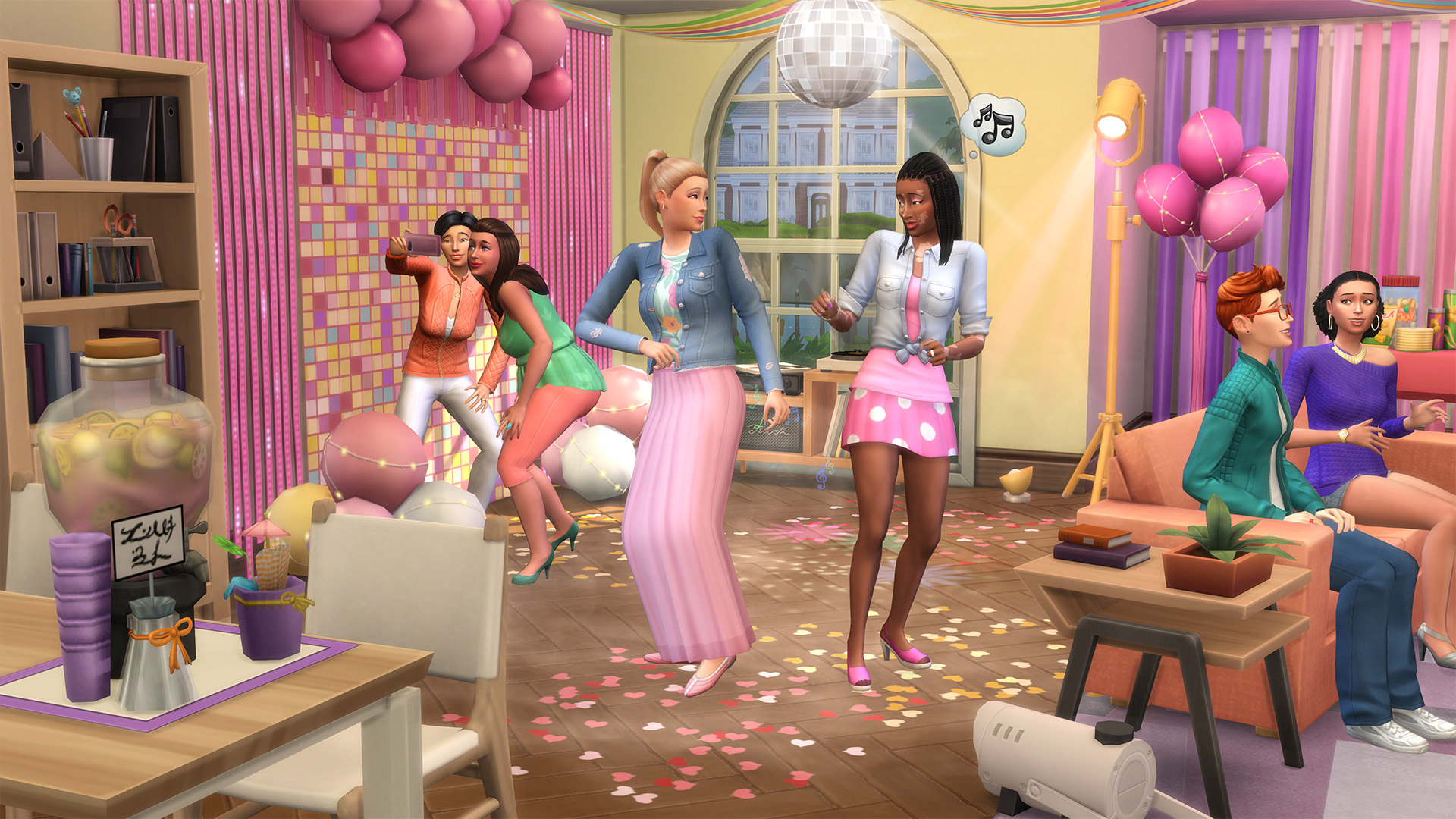 Дата выпуска The Sims 4 Party Essentials и Urban Homage Kits, CAS и предметы для сборки/покупки