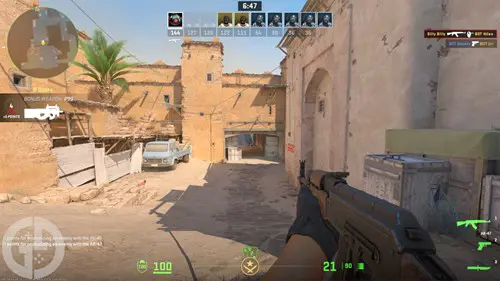 Image of the best dot crosshair in CS2