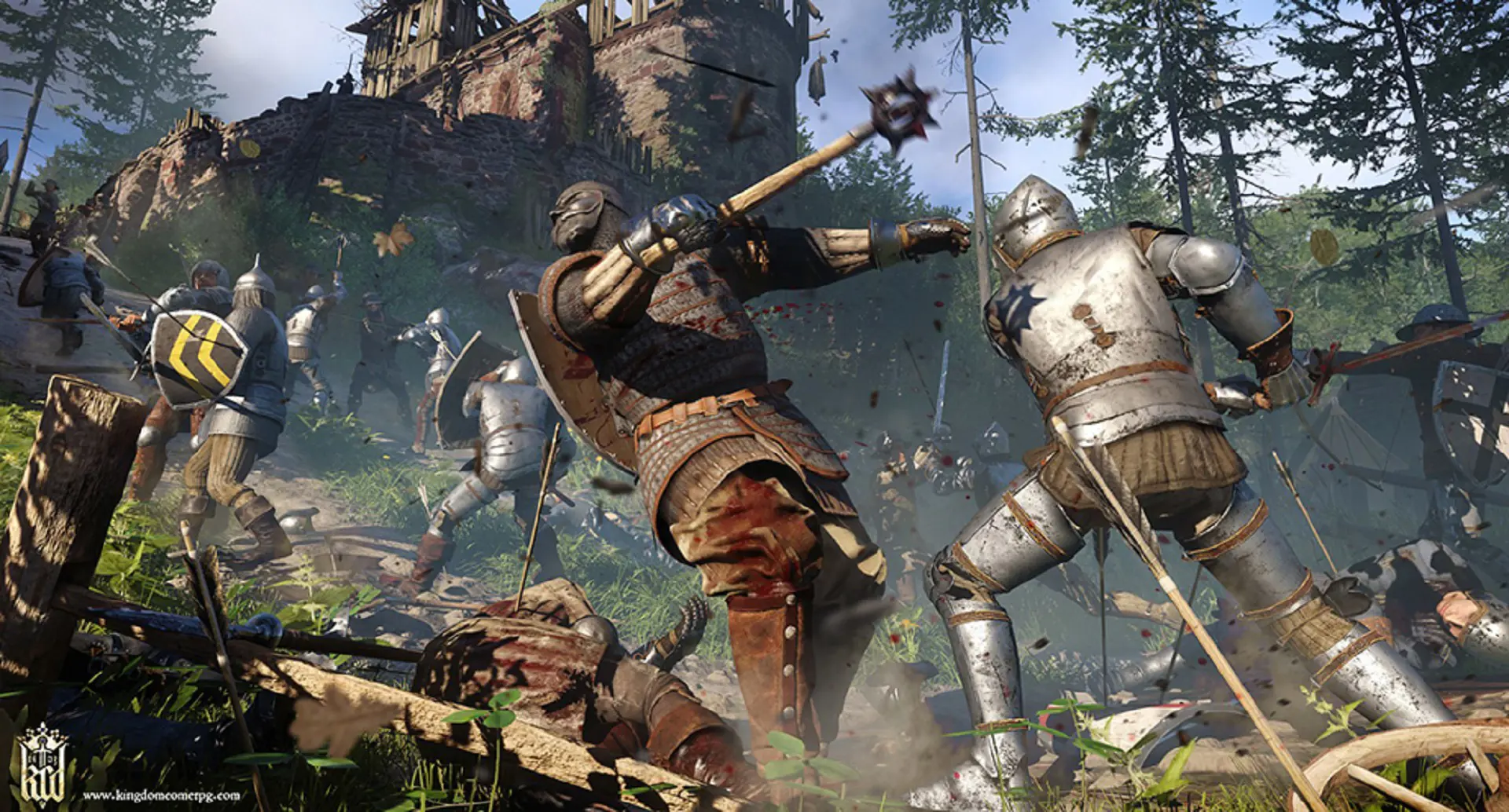 Kingdom Com: Deliverance knights battling