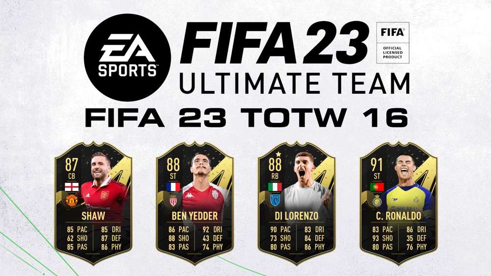 FIFA 23 TOTW 16 Players: Ronaldo, Ben Yedder, Rodri