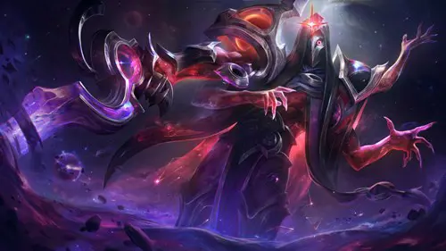 Dark Cosmic Erasure Jhin from League of Legends