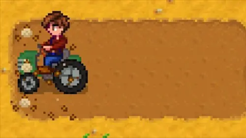 Image of the Tractor mod in Stardew Valley