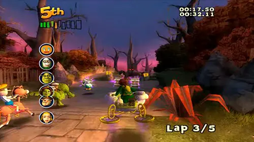 Shrek Smash n' Crash Racing gameplay