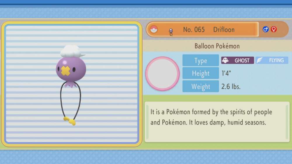 Pokemon BDSP Drifloon: How To Catch It