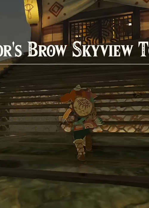 Zelda Tears of the Kingdom Lindor's Brow Skyview Tower: Where to find & how to activate