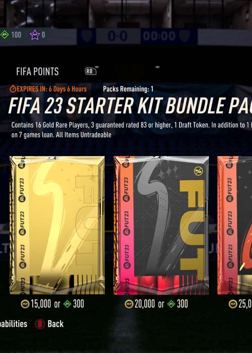 FIFA 23 Ultimate Team All Packs And Prices