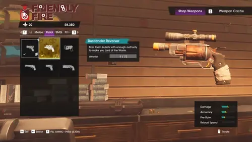 Saints Row Weapon List: Pistols