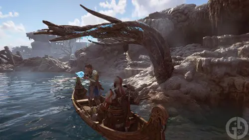 God of War Ragnarok boat