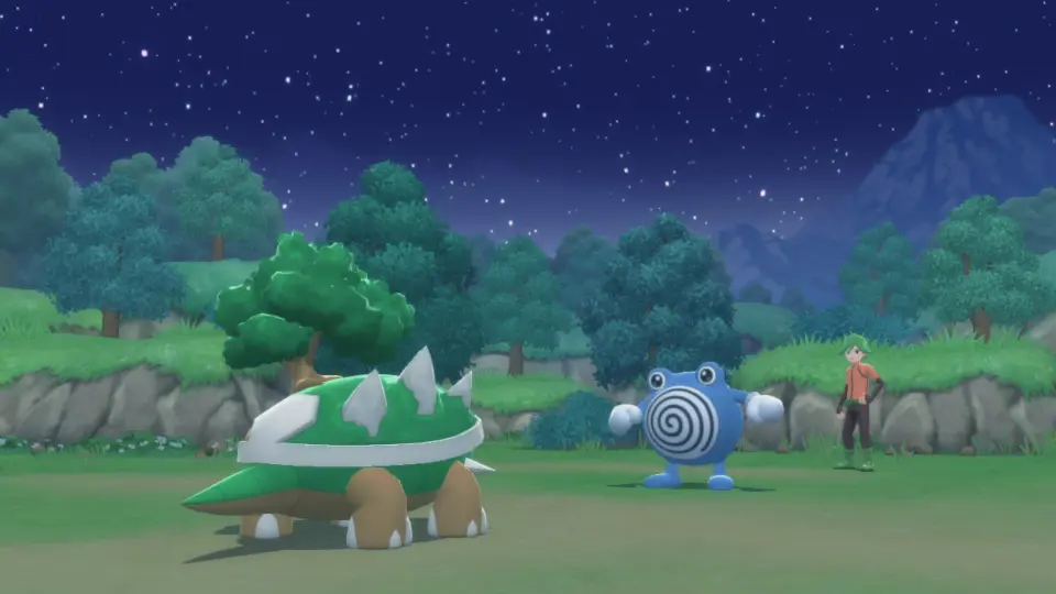 Pokemon BDSP Torterra Poliwhirl