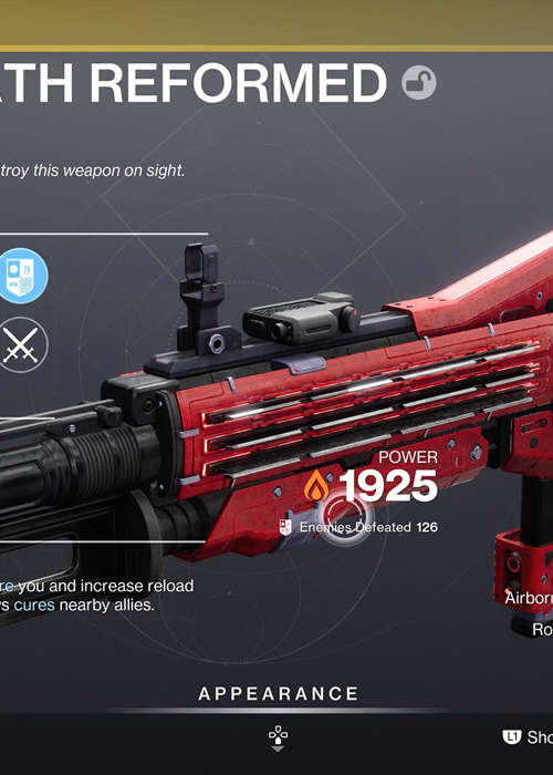 How to get Red Death Reformed and its Catalyst in Destiny 2 The Final Shape