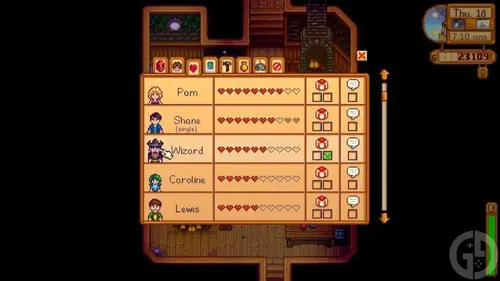 Stardew Valley Wizard hearts