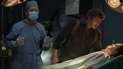 The Last of Us finale Ellie and Joel in the hospital