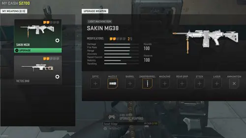 DMZ Contraband Workbench Menu