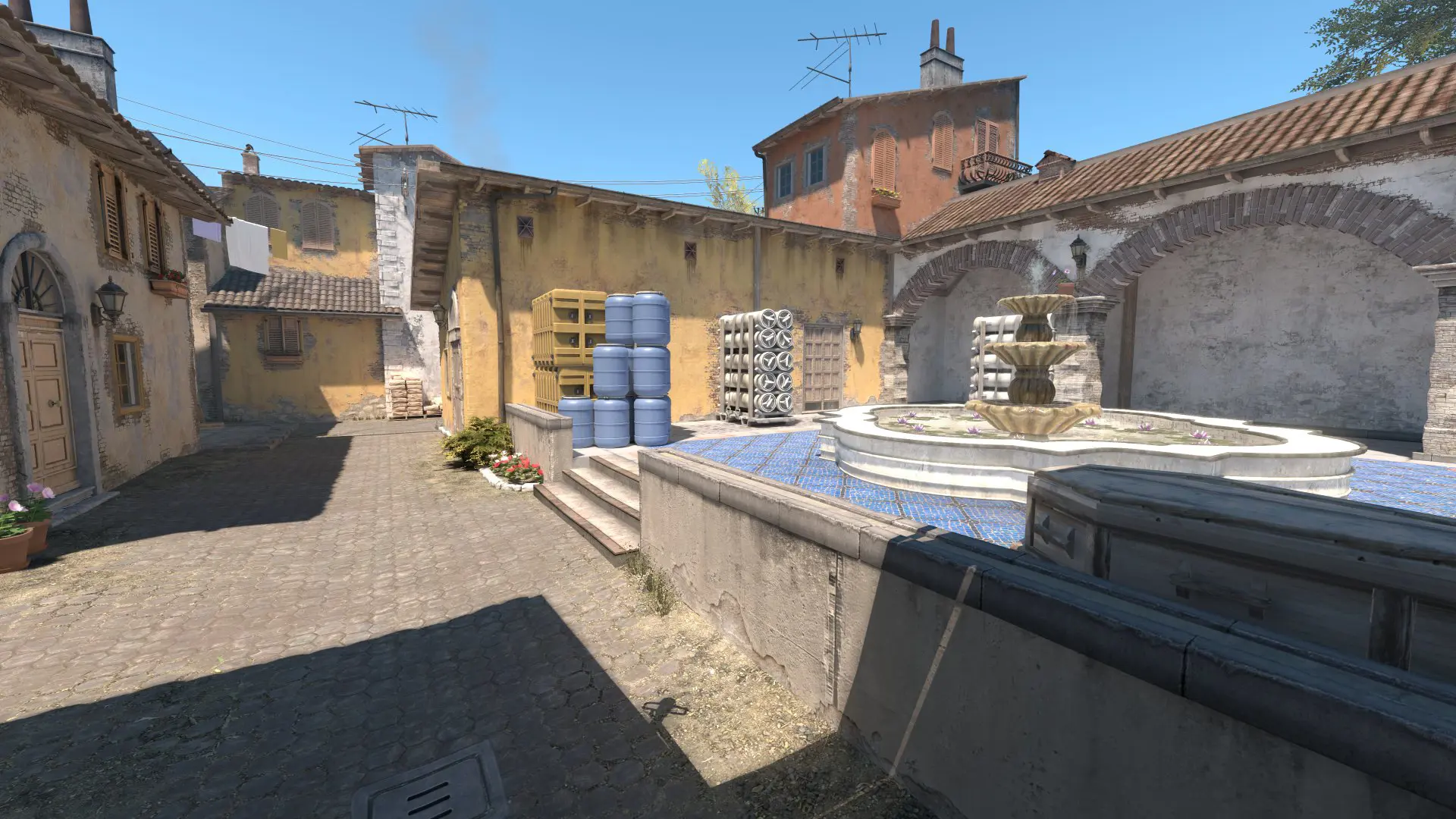 Image of the B site on Inferno in Counter-Strike 2