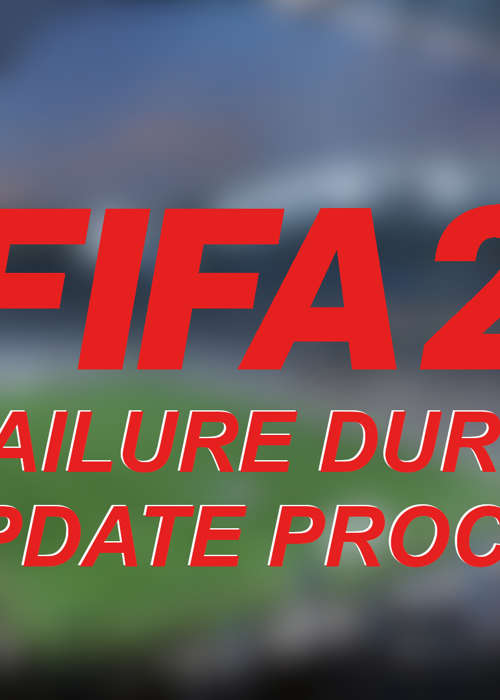 How to fix failure during update process for FIFA 23