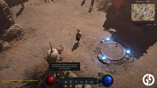 Diablo 4 Mother's Blessing boost