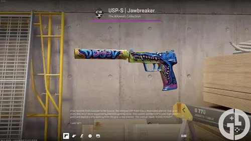 Image of the USP-S Jawbreaker skin in CS2