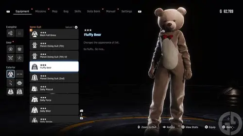 The Fluffy Bear Nano Suit in Stellar Blade