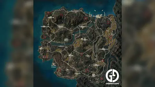 PUBG Taego Secret Rooms locations