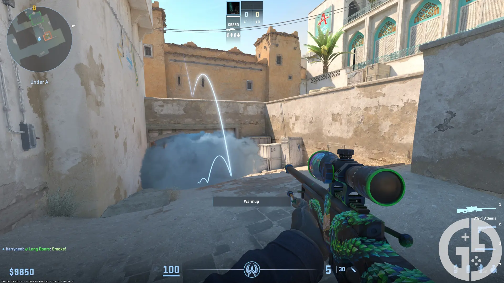 Cs2 Dust2 Ct Lower Smoke