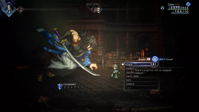How to complete Sword Hunter in the Decaying Temple in Octopath Traveler 2