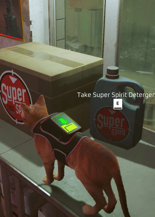 Locating the Super Spirit Detergent in Stray