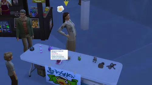 Sim selling items in The Sims 4