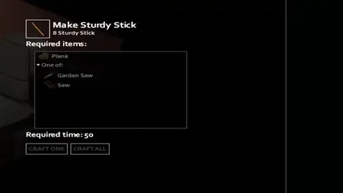 How to find and use a sturdy stick in Project Zomboid