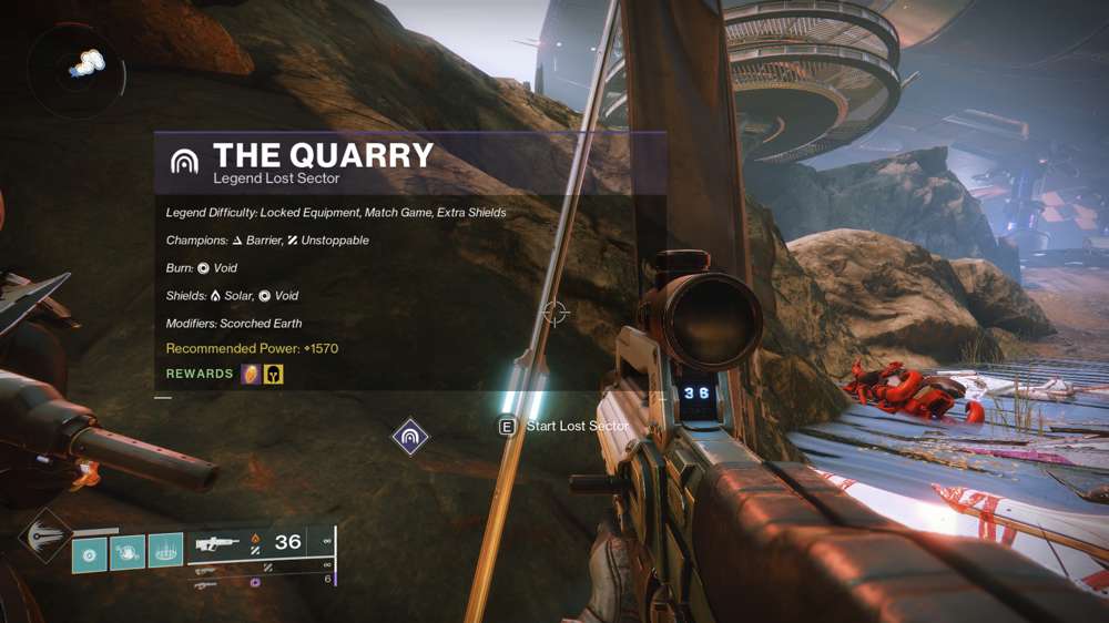 Destiny 2 The Quarry: How to complete the Master/Legend Lost Sector