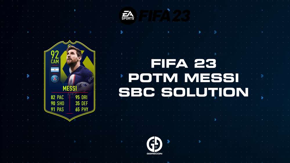 FIFA 23 POTM Messi SBC Solution