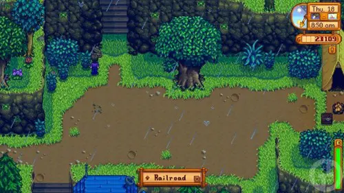 Stardew Valley railroad path