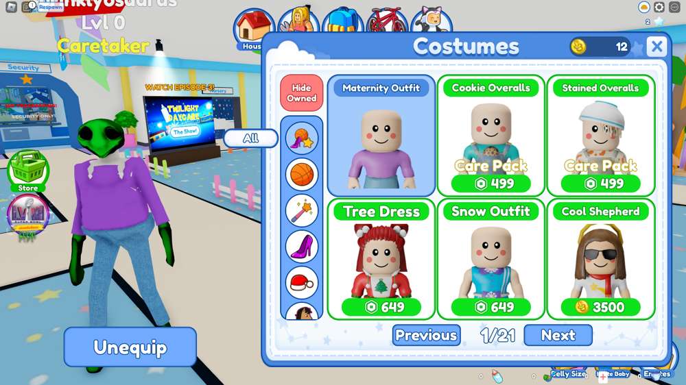 All Twilight Daycare codes to redeem for free costumes in-game