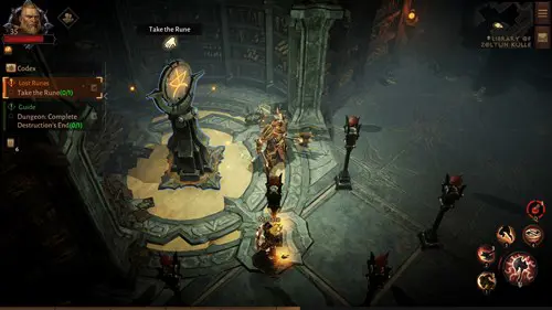 Diablo Immortal Lost Runes Lamp Puzzle