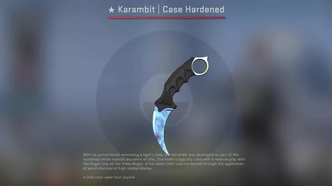 Cs:Go самый дорогой скин: Case Hardened Karambit