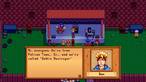 Stardew Valley Sam: Eight heart event