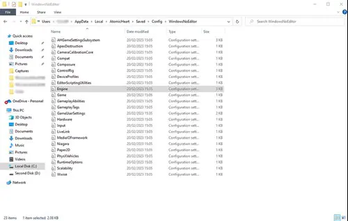 How To Change Atomic Heart FOV engine.ini