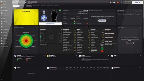 FM22 Free Agent Alnwick